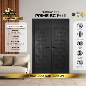 Pintu Baja Fortress Tipe PRIME Black Carbon 150.11