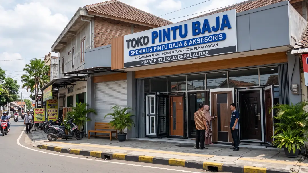 Toko Pintu Baja di Kecamatan Pekalongan Utara KOTA PEKALONGAN
