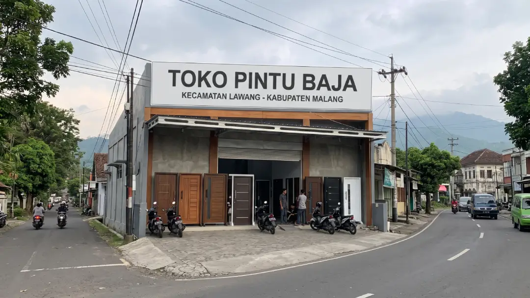 Toko Pintu Baja di kecamatan Lawang KABUPATEN MALANG